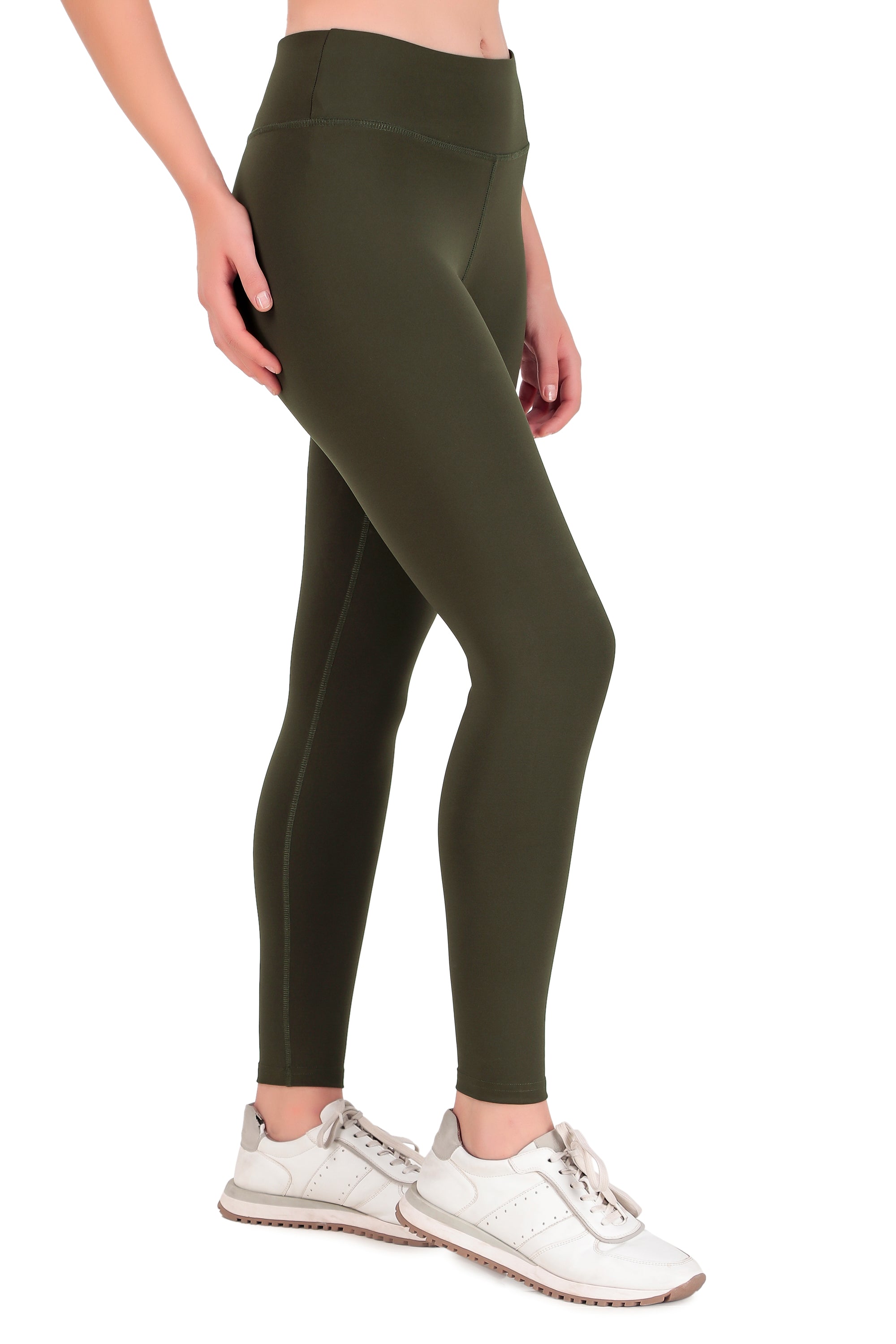 Essential Olive Active Full Length Leggings