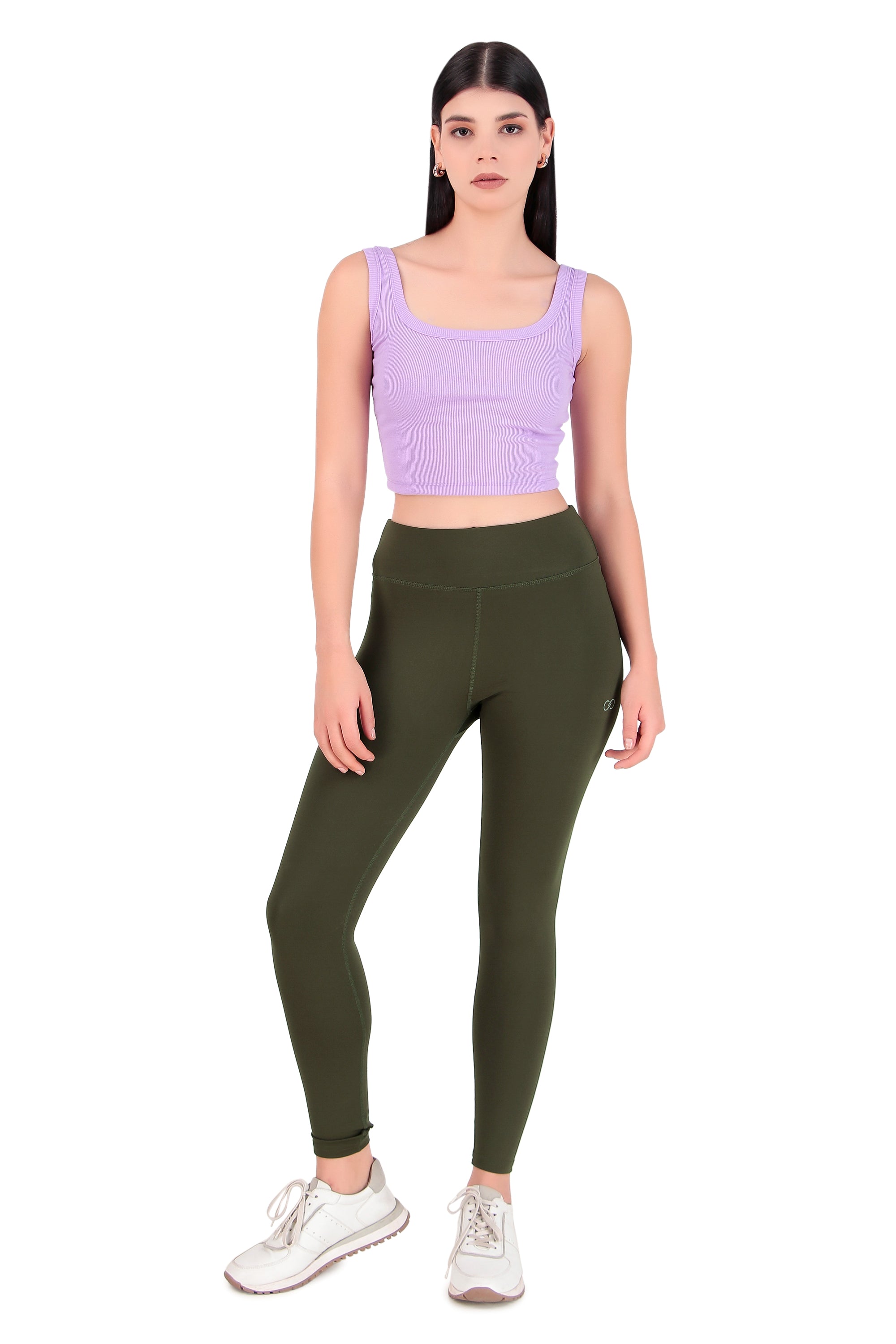 Essential Olive Active Full Length Leggings