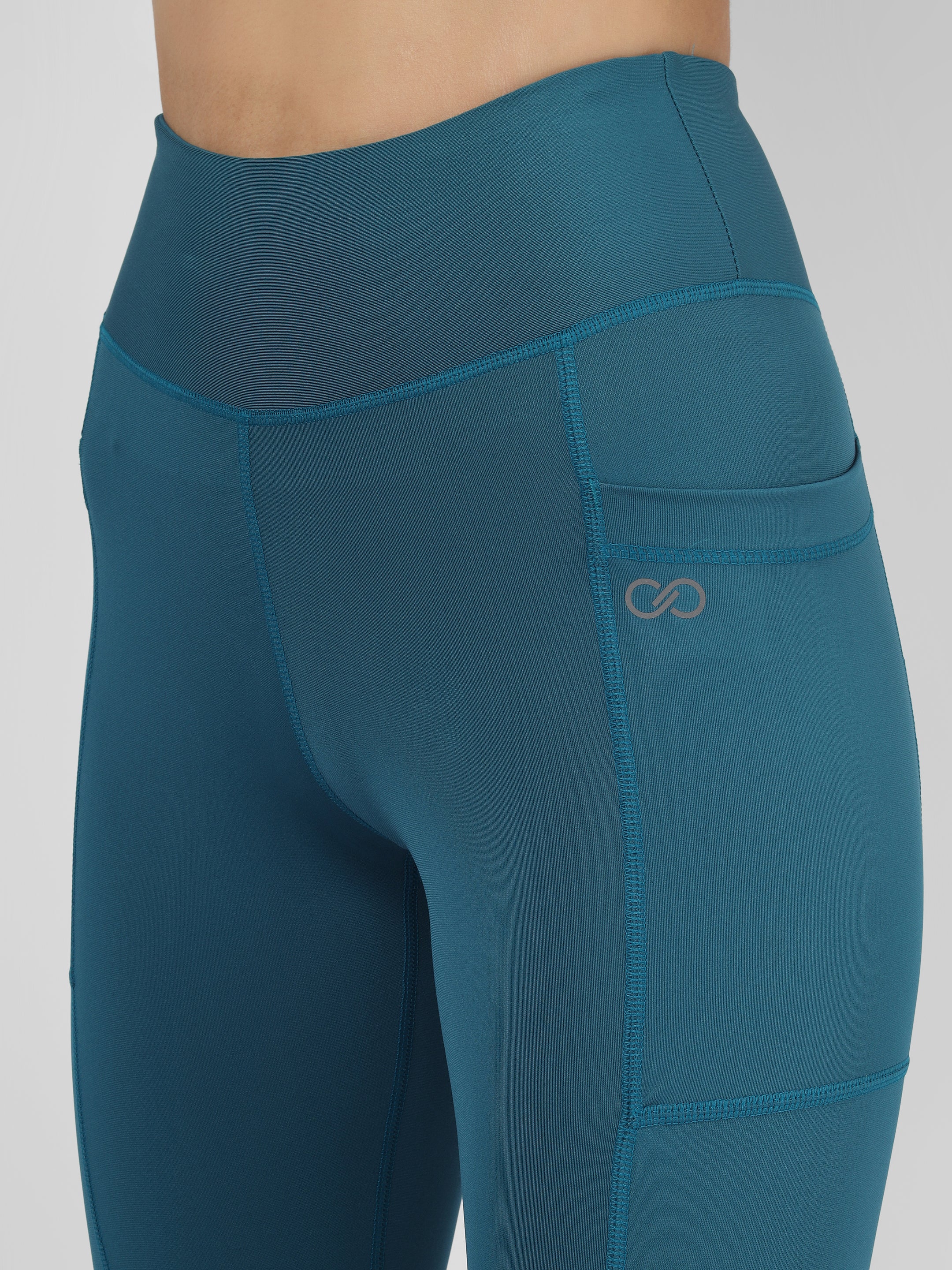 Buy Maxtreme Power Me Aqua Pocket Capri Leggings for Women Online in India