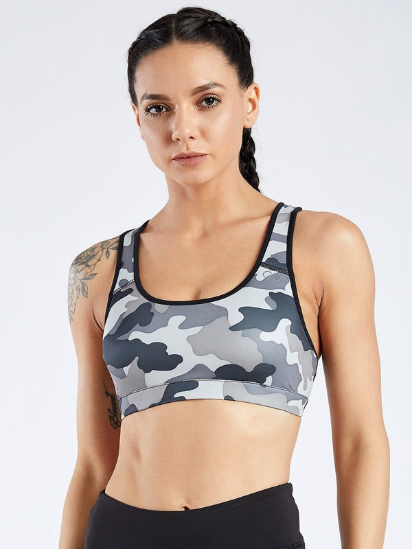 Maxtreme Camo Printed Sports Bra