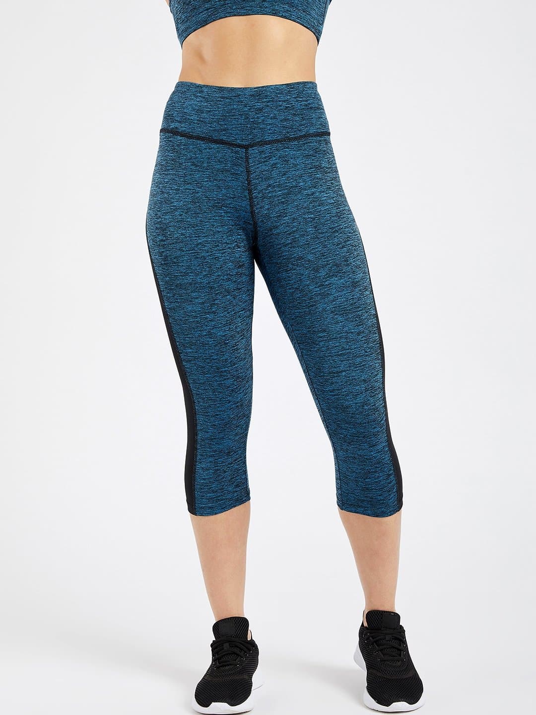 Essential Sapphire Spacedye Hardcore Women's Capri Leggings