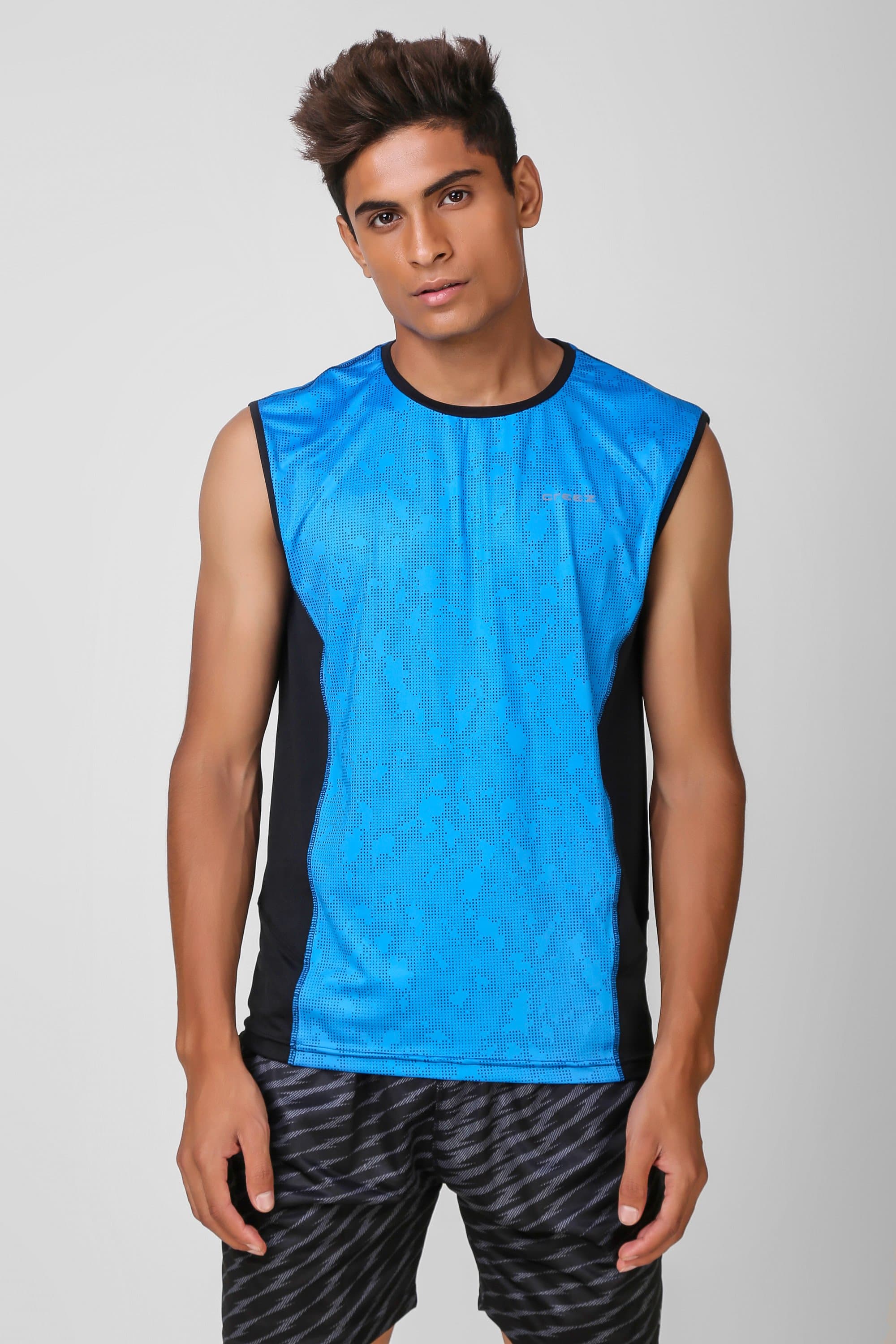 Camo Print Stretchable Sleeveless Tshirt 2