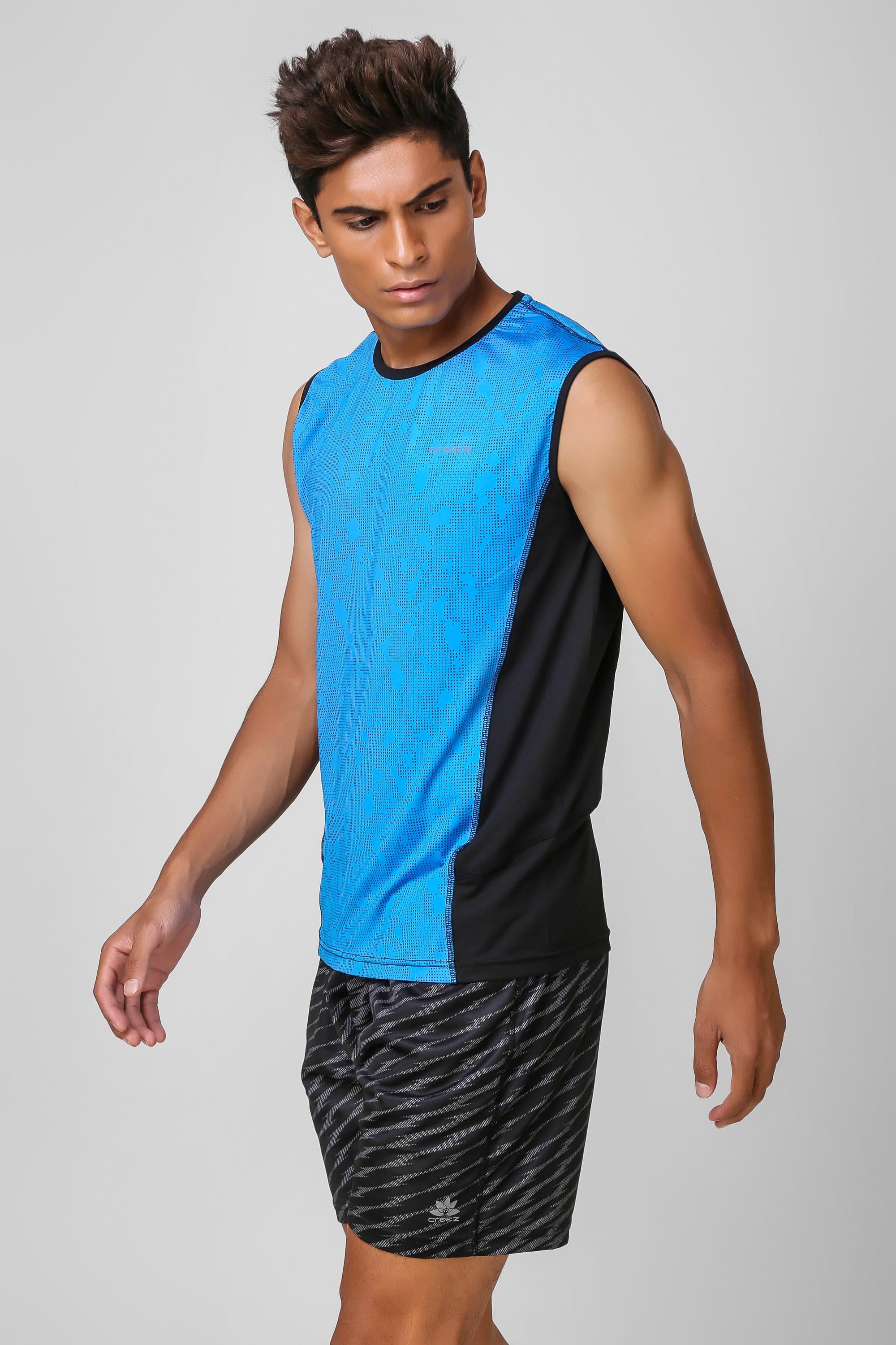 Camo Print Stretchable Sleeveless Tshirt 2