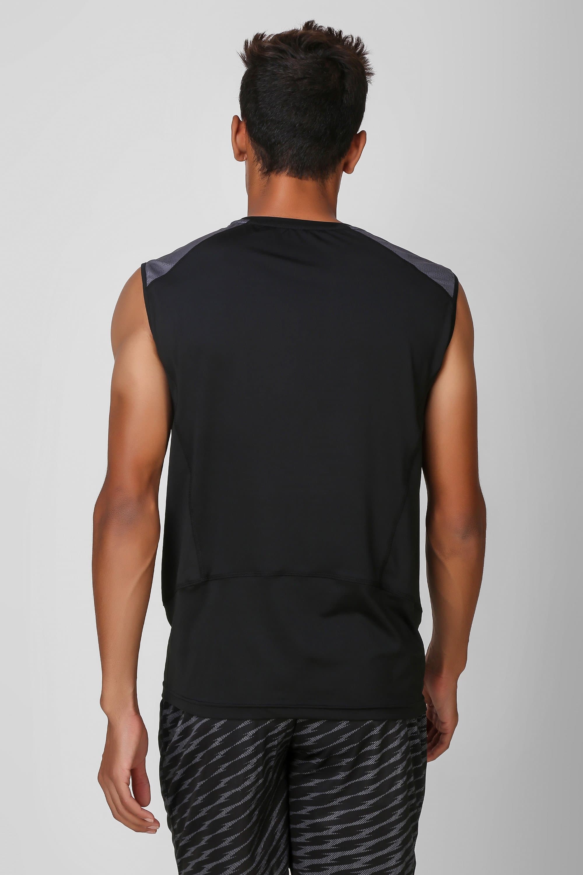 Camo Print Stretchable Sleeveless Tshirt 1