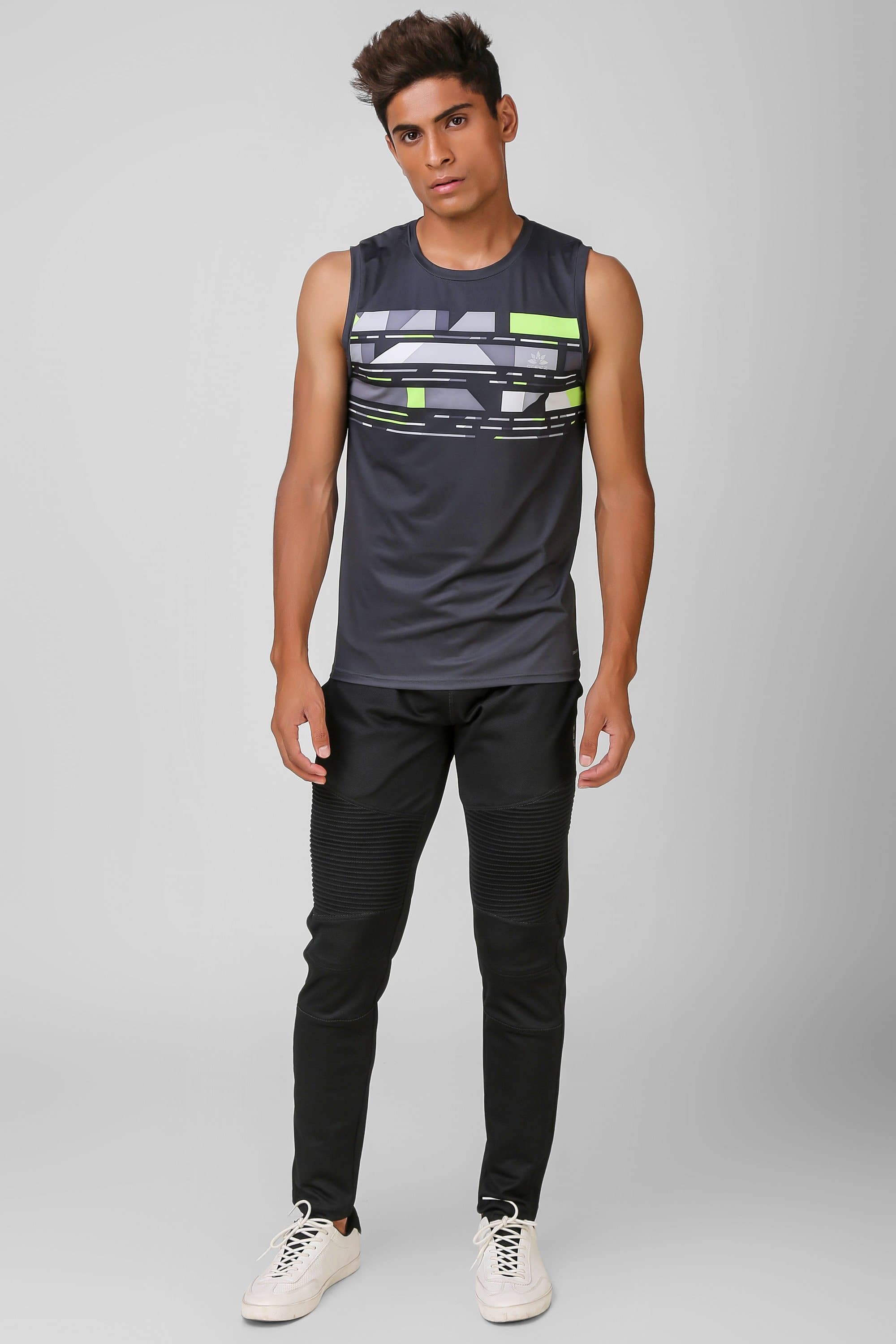 Active Stretchable Sleeveless Tshirt 1
