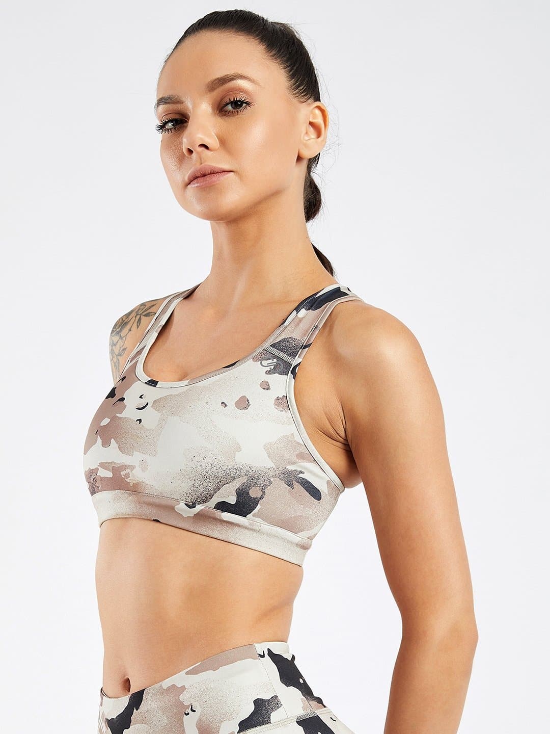 Essential Camo Printed Women's Sports Bra