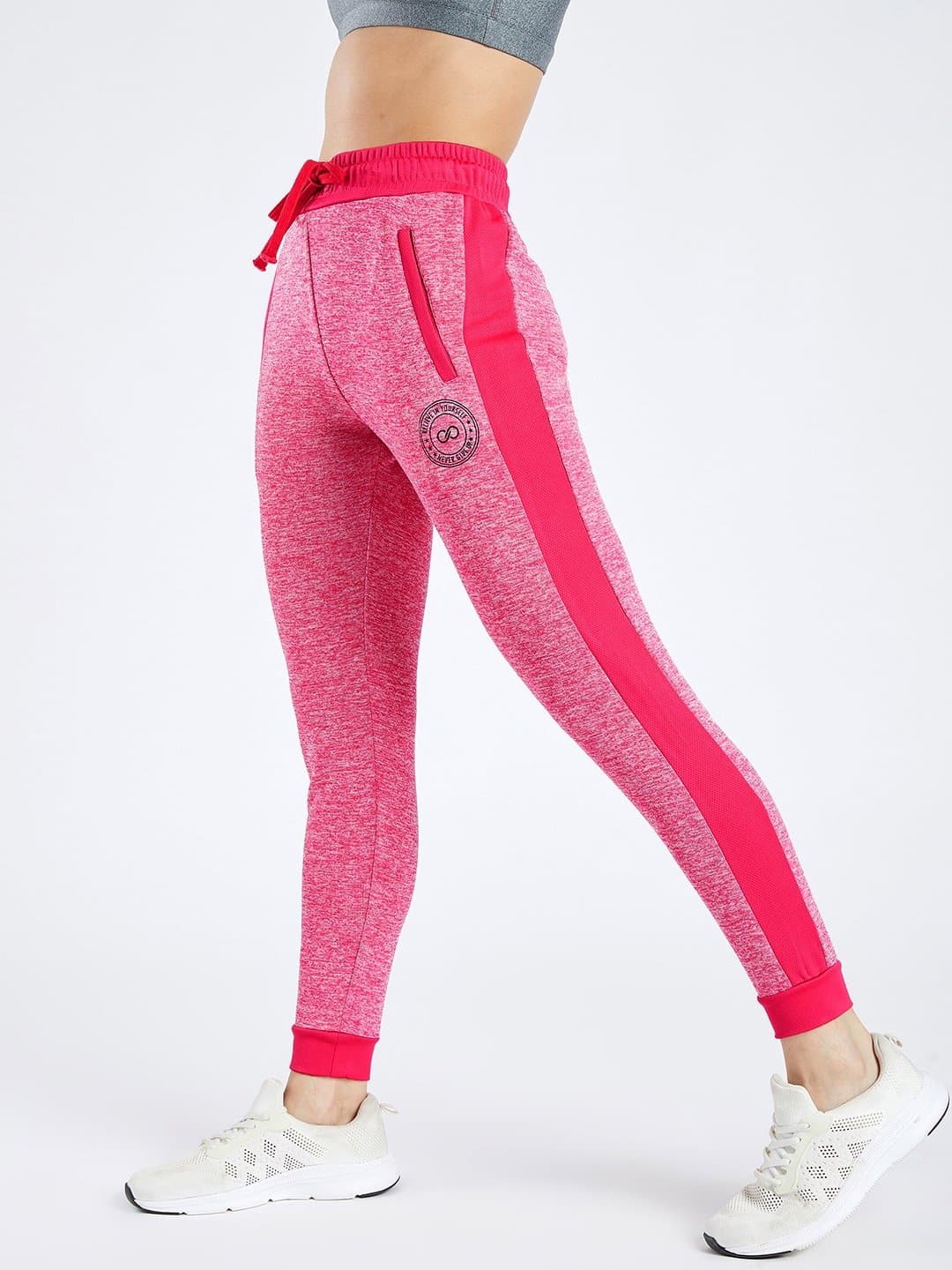 Hot Pink Marl All Day Joggers