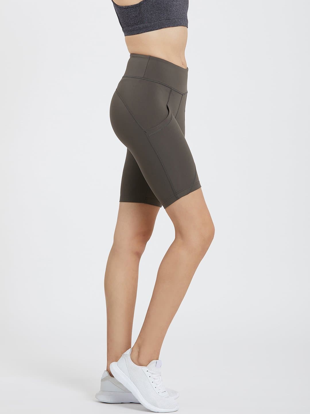 Creeluxe Fierce Dark Grey Women's Shorts