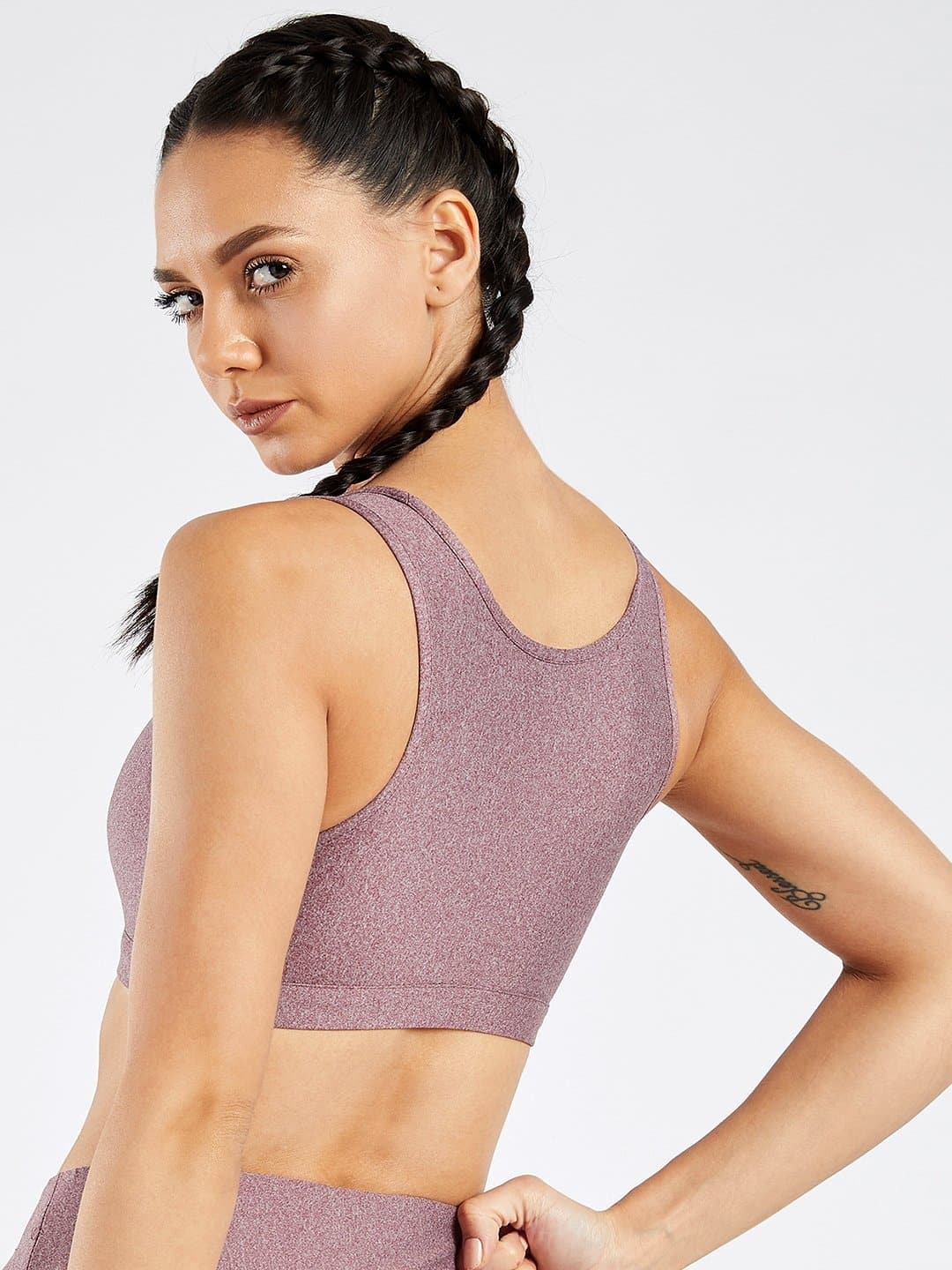 Maxtreme Pace Mellow Rose High Neck Sports Bra