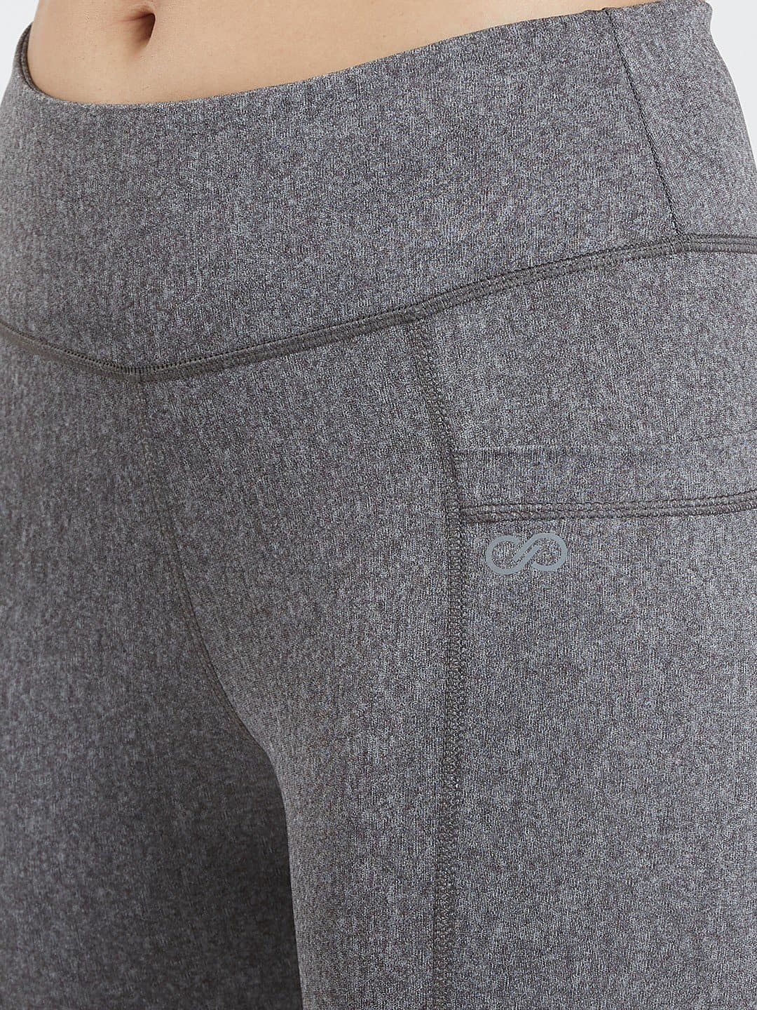 Maxtreme Power me Charcoal Marl Ankle Pocket Leggings