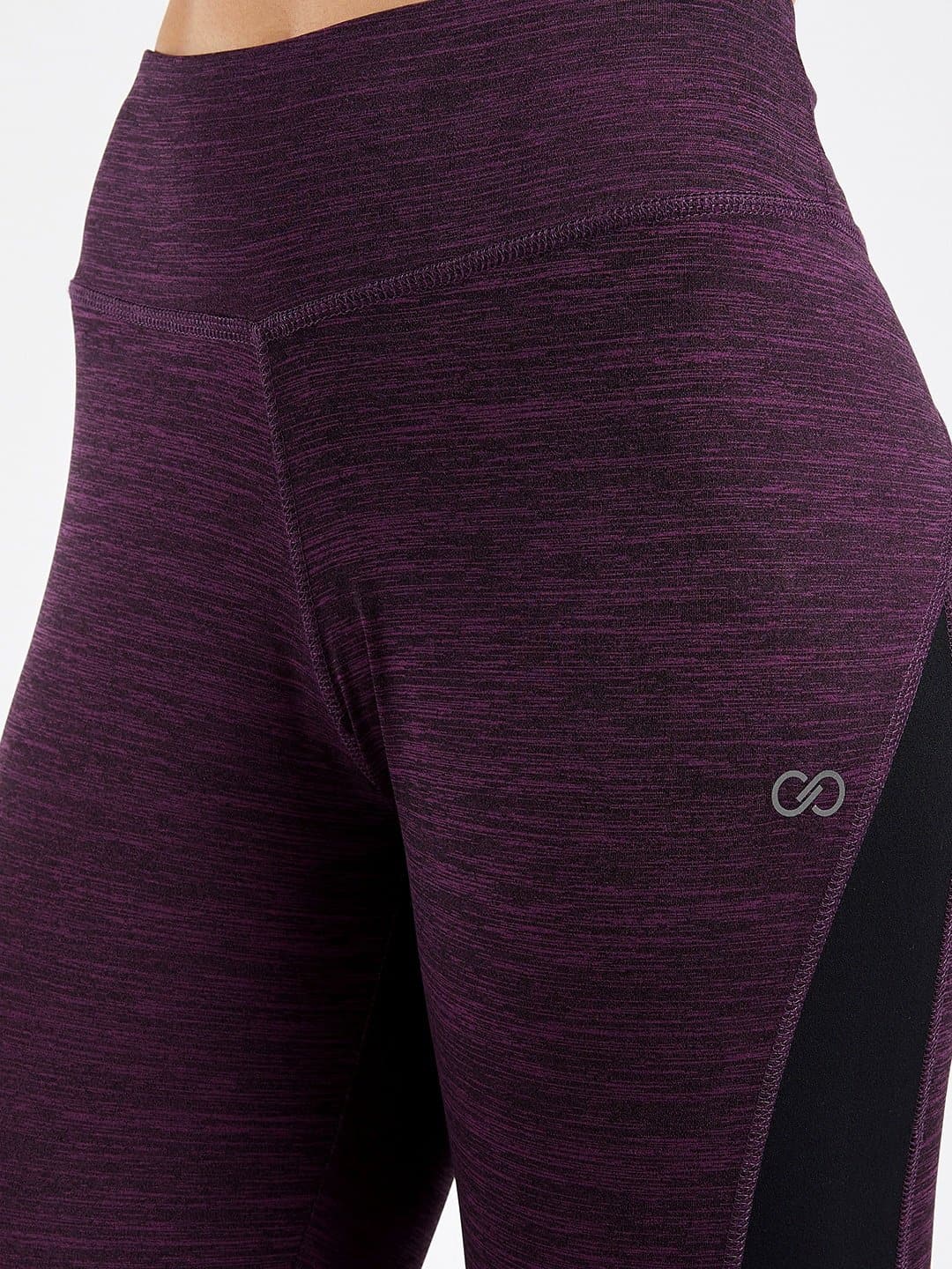 Essential Plum Spacedye Hardcore Capri Leggings