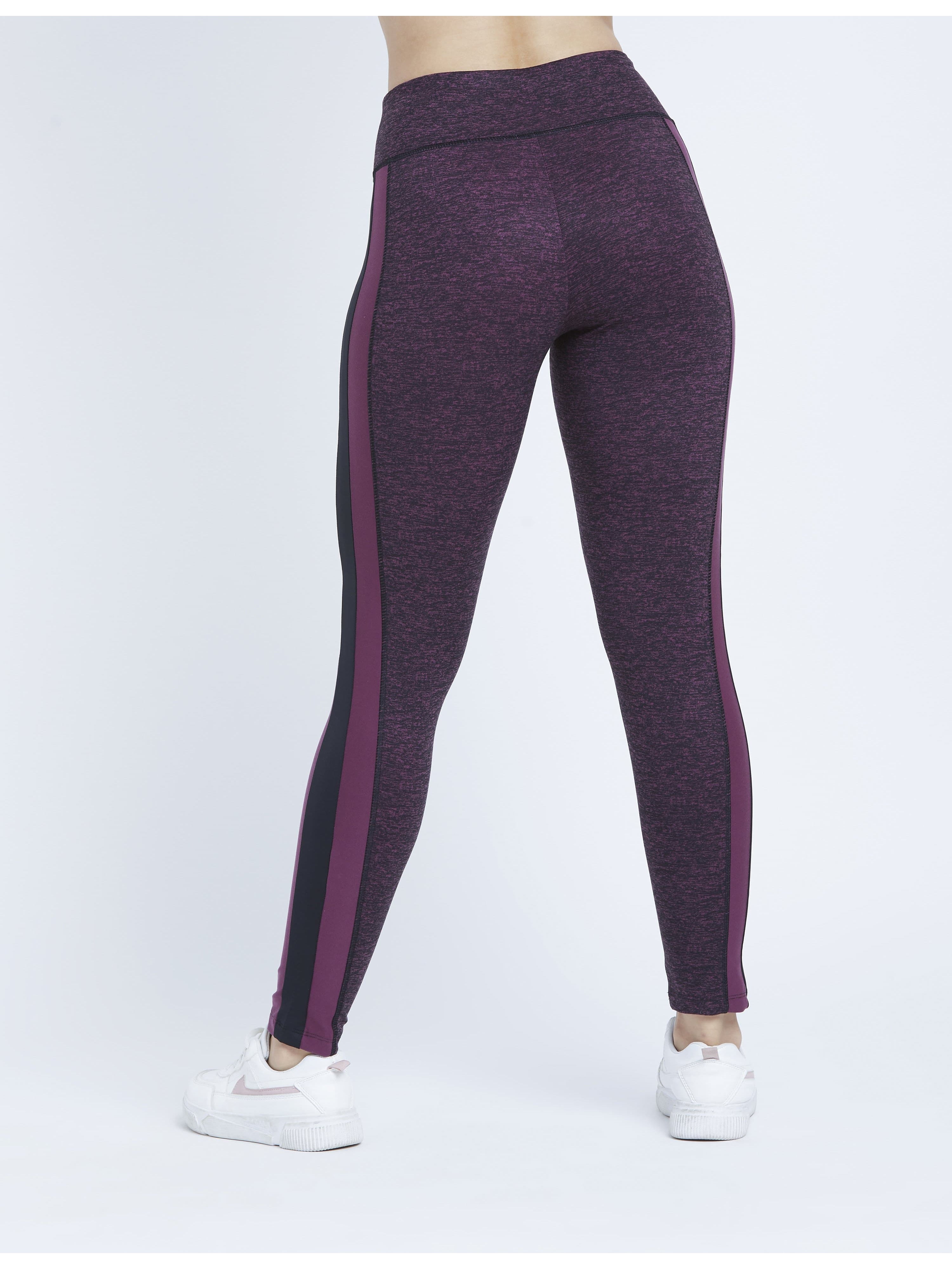 Essential Side Paneled Marl Full Length Leggings