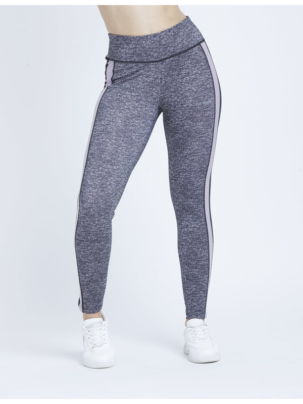 Essential Side Paneled Marl Full Length Leggings