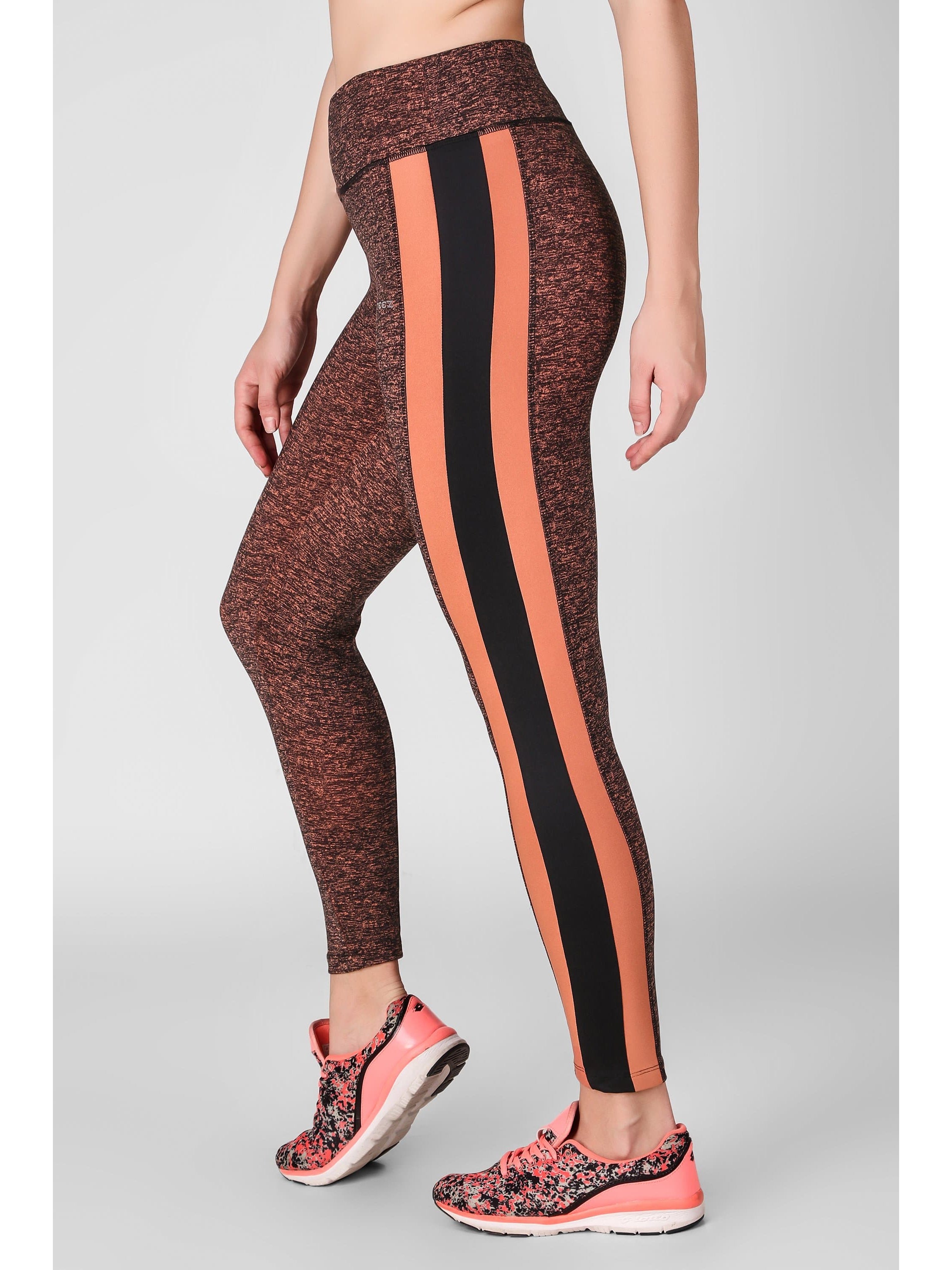 Essential Side Paneled Marl Full Length Leggings