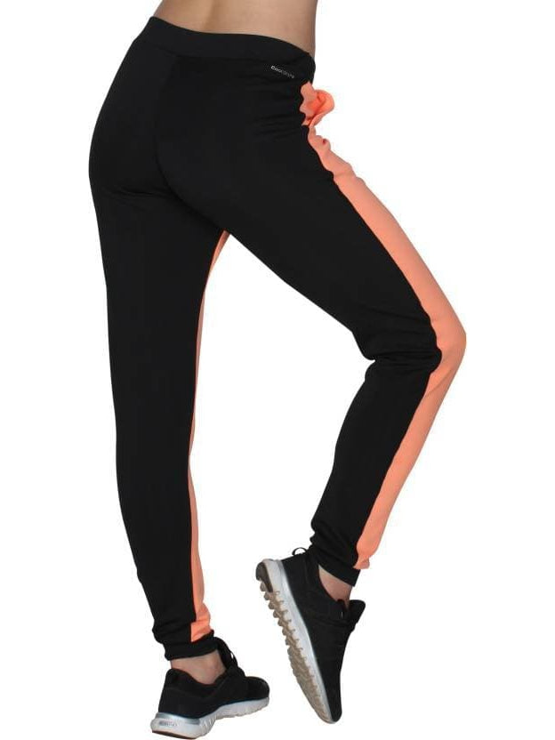Peach Black Stretchable Joggers